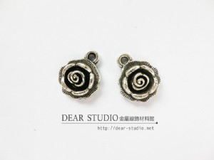 14mm玫瑰墜飾